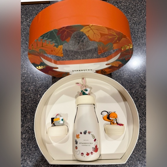 Starbucks China Autumn Festival Stainless Tumbler + Animal Lids 80oz - Picture 13 of 13